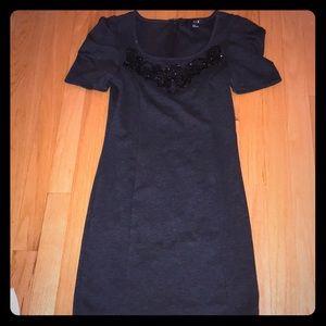 Gorgeous body con black dress with sequins🎉